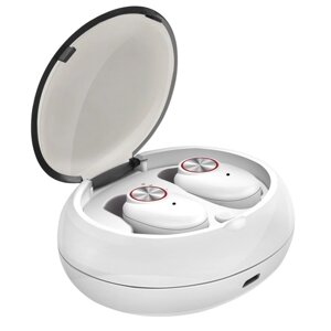 Бездротові навушники SUNROZ V5 TWS Bluetooth навушники вкладиші Білий (SUN3193)