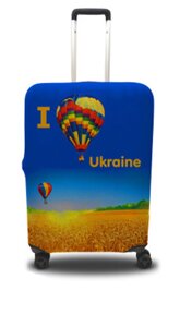 Чехол для чемодана Coverbag я люблю Україну S принт 0403
