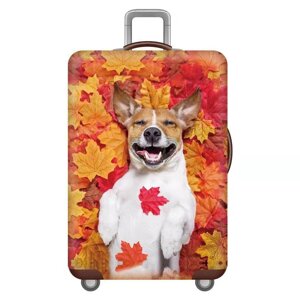 Чохол для валізи Turister модель Happy Dog M Різнобарвний (HD_095M)