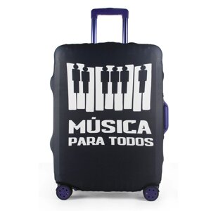 Чохол для валізи Turister модель Music M Чорний (MS_080M)