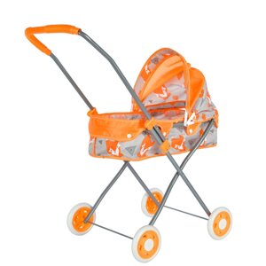 Дитяча коляска для ляльок Лисичка Bambi CS7919 колеса EVA