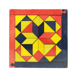 Дитяча мозаїка "Геометрика" ТМ Дерево 172401 24*24 см Червоно-синій
