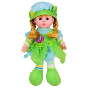 Дитяча м'яконабивна лялька Bambi LY3015-6 співає англійською мовою Зелений