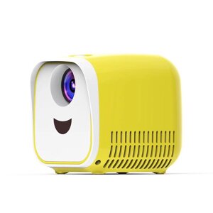Дитячий міні проектор SUNROZ L1 Kids Story Projector для домашнього використання Жовто-Білий (SUN5212)