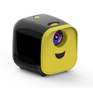 Дитячий міні проектор SUNROZ L1 Kids Story Projector для домашнього використання Жовто-Чорній (SUN5213)