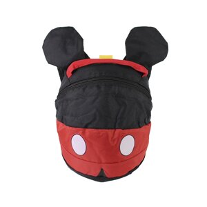 Дитячий рюкзак Lesko W640 Mickey Mouse з ремінцем антивтраченістю дошкільний