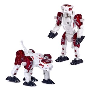 Дитячий трансформер JUNFA HF9989-3 робот+тваринний Червоний