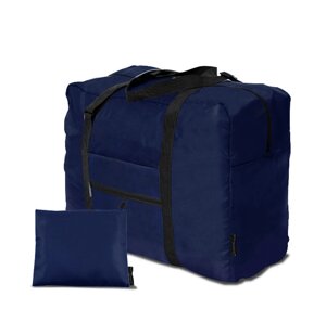 Дорожня сумка для ручної поклажі Coverbag 46х36х20 см Синя