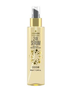 Флюїд 24К з олією Аргані для пошкодженого волосся 24К SERUM argan oil for damated hair ANAGANA 100 мл