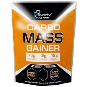 Гейнер Powerful Progress Carbo Mass Gainer 2000 g /20 servings/ Tiramisu