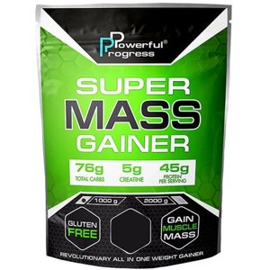 Гейнер Powerful Progress Super Mass Gainer 1000 g /10 servings/ Hazelnut