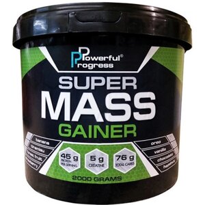 Гейнер Powerful Progress Super Mass Gainer 2000 g /20 servings/ Hazelnut