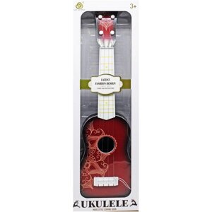 Гітара чотириструнна Ukulele червона MIC (8059A)