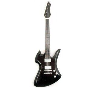 Гітара мініатюра дерево чорний guitar harmer normal BLACK 24 см (DN29880)