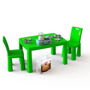 Ігровий набір кухня дитяча Doloni Toys 04670/2 34 предмети стіл + 2 стільчики