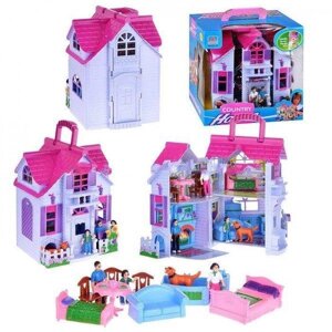 Іграшковий будиночок Limo Toy F611 Розкладний Рожевий