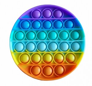 Іграшка антистреси POP IT Endless Pipe Rainbow Circle (hub_c760m4)