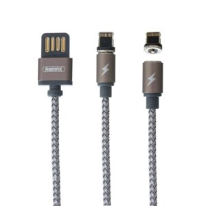 Кабель USB Remax RC-095i Gravity USB — Lightning Чорний