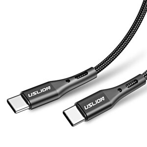 Кабель USB Type-C — USB Type-C (1m) 60 W PD Fast Charging дата-дрот швидкого заряджання передавання даних для