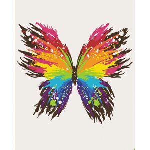 Картина за номерами Art Craft "Кольоровий метелик" 11647-AC 40х50 см