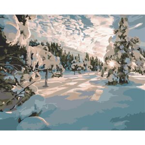 Картина за номерами Art Craft "Зимовий ранок" 10586-AC 40х50 см