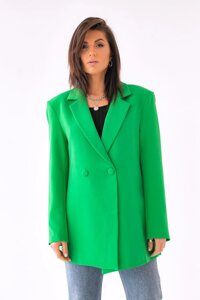 Класична жіноча куртка з сидіннями Fame - зеленим, l (є розміри)