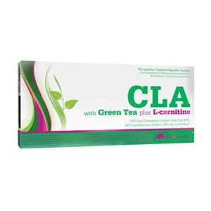 Комплексний жироспалювач Olimp Nutrition CLA with Green Tea plus L-Carnitine Sport Edition 60 Caps