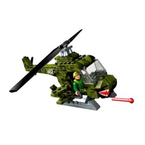 Конструктор Military helicopter із солдатом у військовому обмундируванні Mattel IR186105