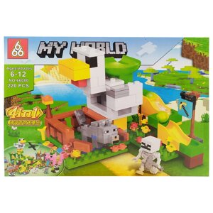 Конструктор "MINECRAFT" Bambi 66080, 220 деталей Вид 3