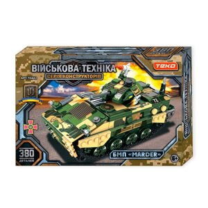 Конструктор Teko Військова техніка БМП Marder 380 деталей Multicolor (151435)