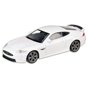 Машина металева jaguar XKR-S WELLY 44045CW масштаб 1:43 білий