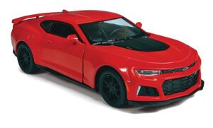 Машинка chevrolet camaro ZL1 5 kinsmart KT5399W інерційна 1:36 червоний