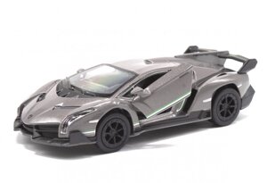 Машинка Kinsmart Lamborghini Veneno 1:36 KT5367W Сірий