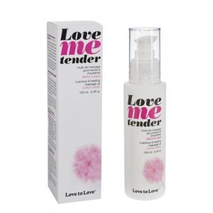 Масажна олія зігрівальна Love To Love LOVE ME TENDER Cotton candy 100 мл SO1390