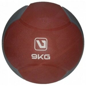 Медбол LiveUp MEDICINE BALL темно-вишневий темно-сірий 9 кг-286 мм LS3006F-9