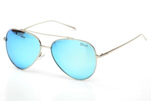 Чоловічі брендові окуляри Dior 0198blue Срібло (o4ki-9611)