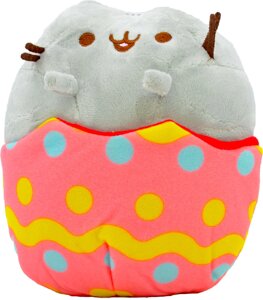 М'яка іграшка кіт у яйці VOLRO Pusheen cat Сірий (vol-648)