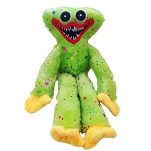 М'яка іграшка UKC Блискучий Хагі Вагі Huggy Wuggy з липучками на руках 45 см Салатовий