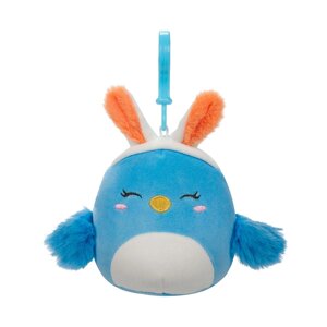 М'яка іграшка with clip Bebe Bird Squeezamals 9 см Різнокольоровий KD228746