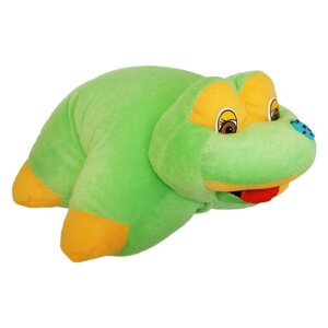 М'яка іграшка Zolushka Подушка-трансформер жаба 37 см (ZL510)