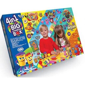 Набір для креативної творчості "4в1 BIG CREATIVE BOX" Danko Toys BCRB-01-01U Укр