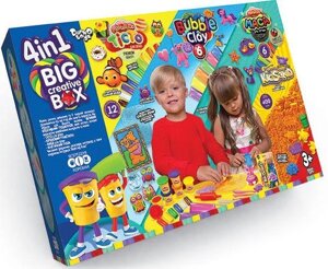 Набір креативної творчості Big Creative Box 4 в 1 укр Dankotoys (BCRB-01-01U)