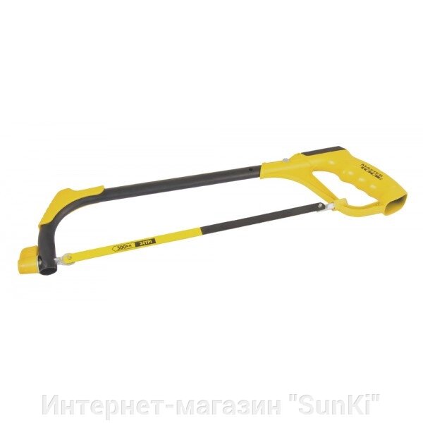 Ножівка для металу MASTERTOOL 250-300 мм металева ручка контейнер для зберігання полотна 3 flex полотна від компанії Інтернет-магазин "SunKi" - фото 1