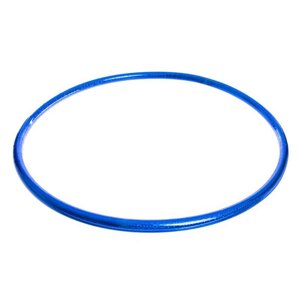 Обруч-цілий гімнастичний пластиковий запис Fi-3375-45 синій (SK000569)