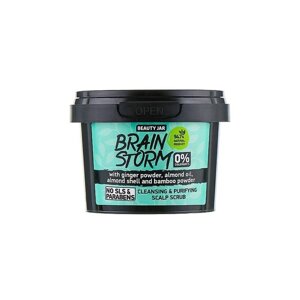 Очисний скраб-шампунь для шкіри голови Brain Storm Beauty Jar 100 мл