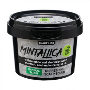 Очисний скраб-шампунь для шкіри голови Mintallica Beauty Jar 100 г