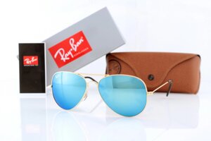 Окуляри Ray Ban 3026blue-gm (o4ki-9110) Золотий