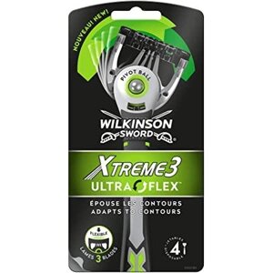 Одноразові верстати для гоління Wilkinson Sword Xtreme 3 Ultra Flex Blister (4 шт). (01606)
