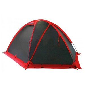 Палатка чотиримісна Trap ROCK 4 V2 експедиційна з зовнішніми дугами Чорний
