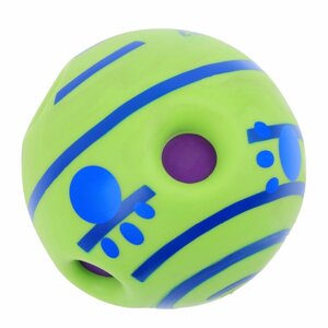 Іграшка для собак SUNROZ Wobble Wag Giggle "хихикаючи м'яч" Зелений (SUN2814)